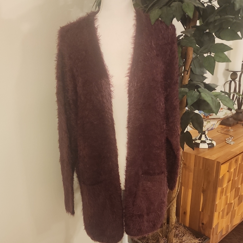 Luxurious Maroon Cardigan